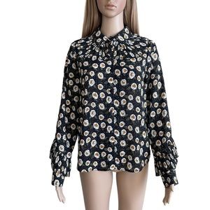 Style Mafia Floral Blouse M EUC